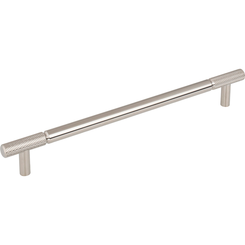 Top Knobs TK3244PN: 8-13/16" cc Prestwick Bar Cabinet Pull - Polished Nickel