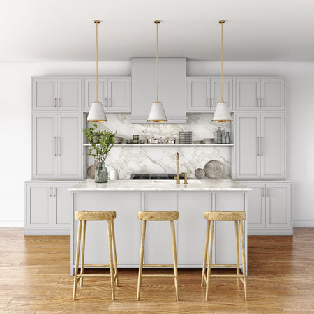 Atlas A621-BRN: 3" cc Erika Cabinet Pull - Brushed Nickel
