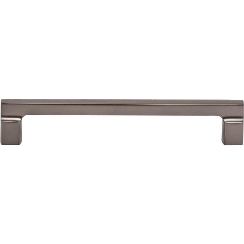 Atlas A524-SL: 160mm cc Reeves Square Bar Cabinet Pull - Slate