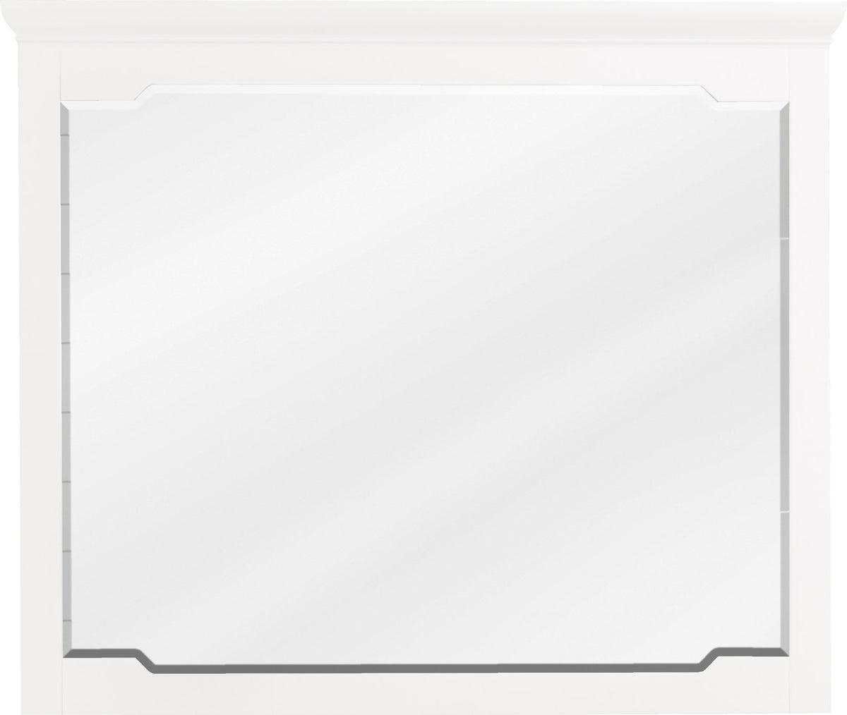 Jeffrey Alexander 40" Chatham Mirror - White Frame