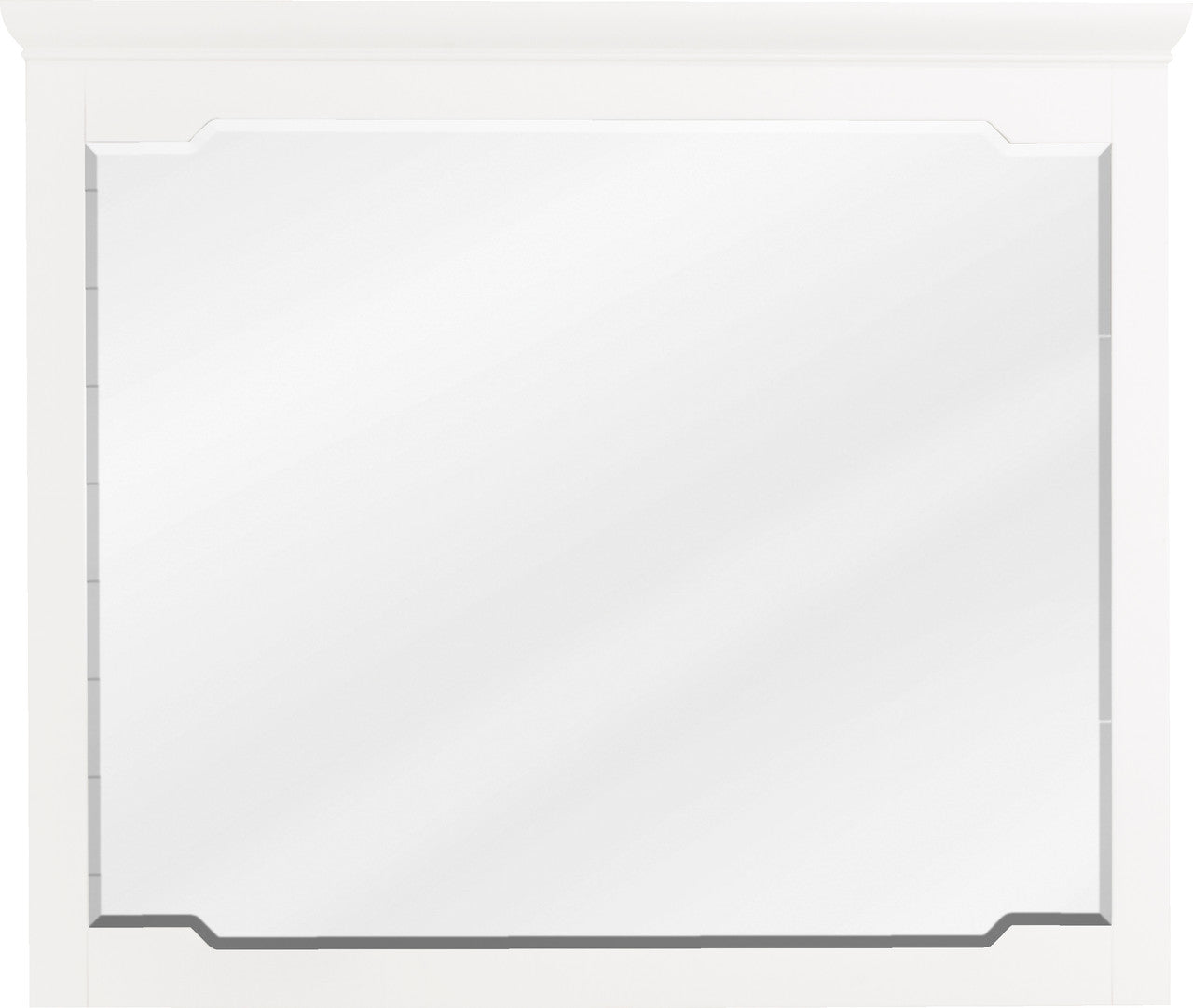 Jeffrey Alexander 40" Chatham Mirror - White Frame