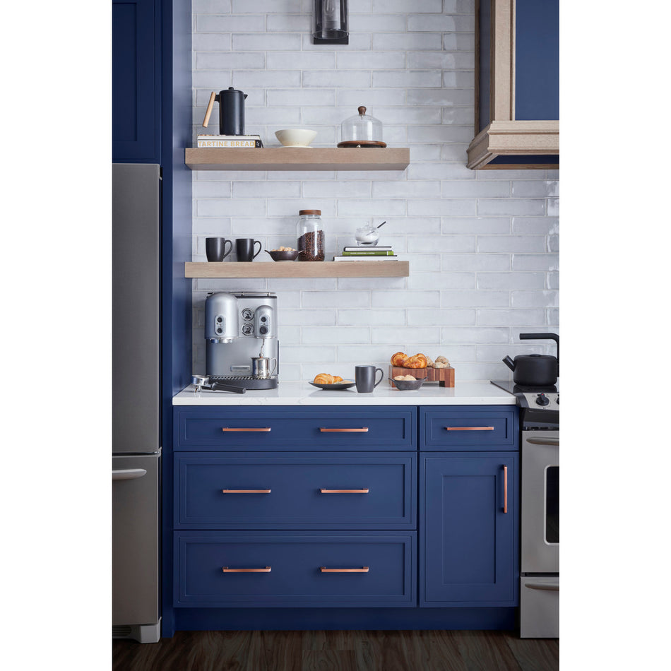 Atlas A963-MRG: 7-9/16" cc Indio Cabinet Pull - Matte Rose Gold