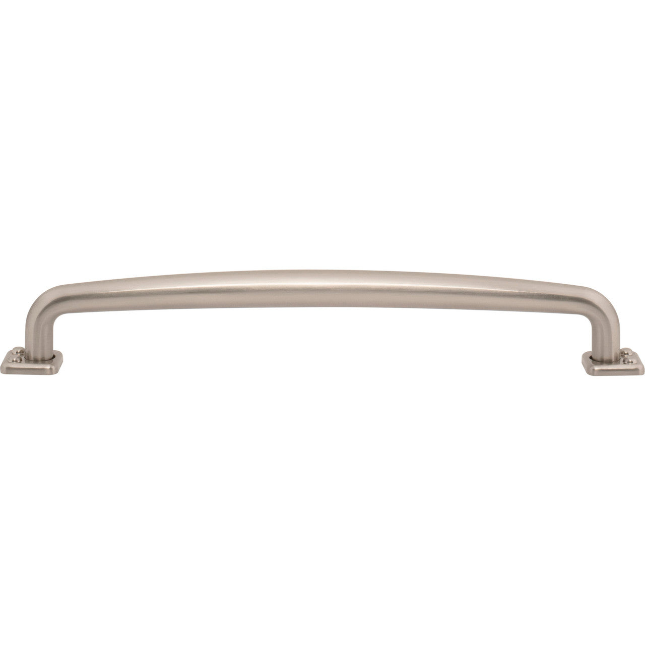 Atlas A544-BRN: 7-9/16" cc Benning D-Handle Cabinet Pull - Brushed Nickel