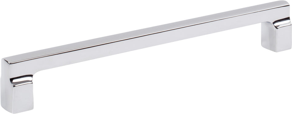 Atlas A525-CH: 192mm cc Reeves Square Bar Cabinet Pull - Polished Chrome