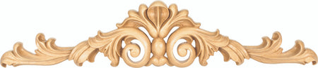 Hardware Resources ONL-10-20-CH: Acanthus Onlay - Cherry