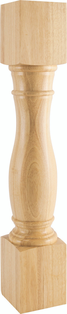 Hardware Resources P1-6-RW: Turned Post - Rubberwood