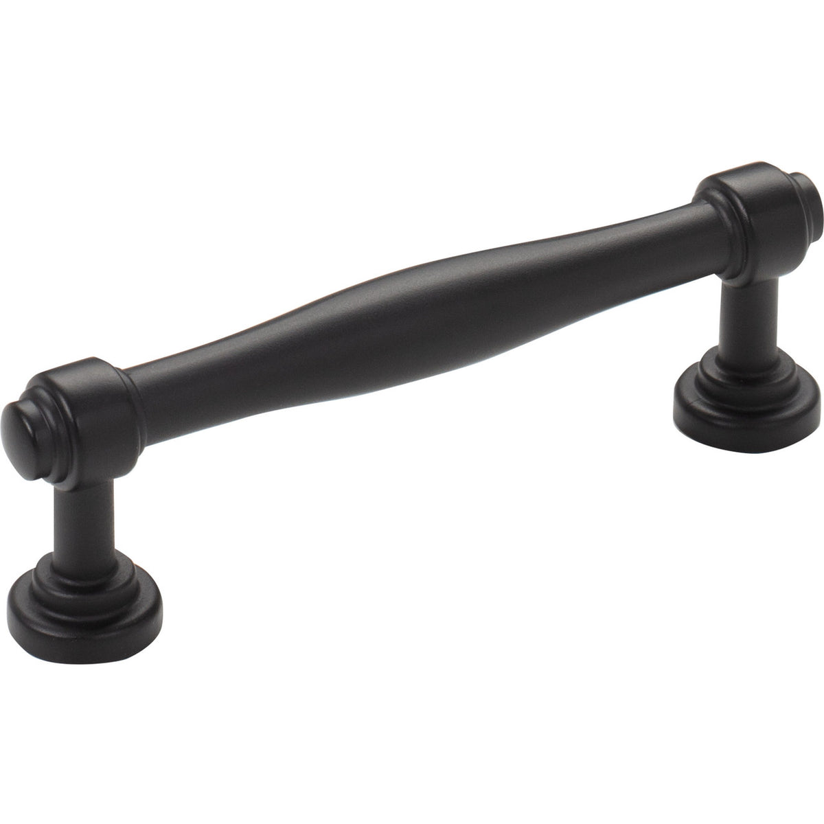 Top Knobs TK3071BLK: 3-3/4" cc Regent's Park Ulster Cabinet Pull - Flat Black