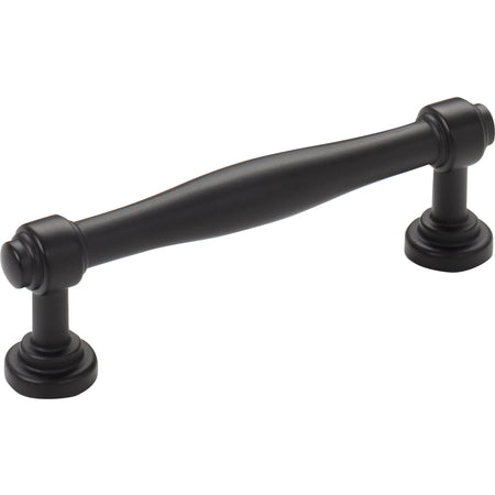 Top Knobs TK3071BLK: 3-3/4" cc Regent's Park Ulster Cabinet Pull - Flat Black