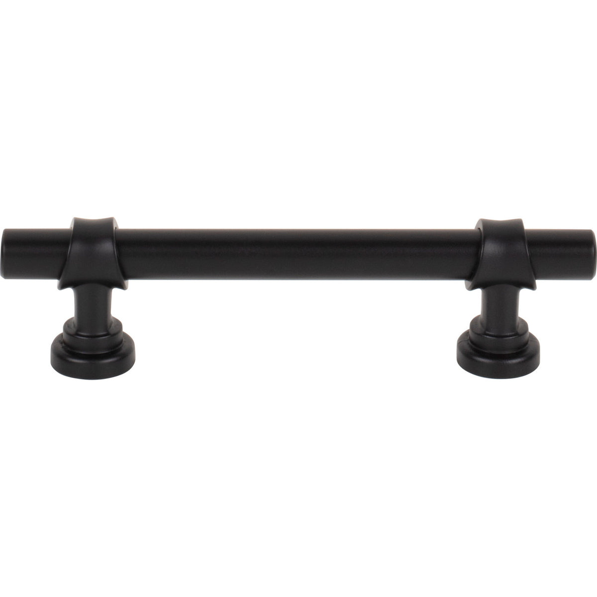 Top Knobs M2832: 3-3/4" cc  Bar Cabinet Pull - Flat Black
