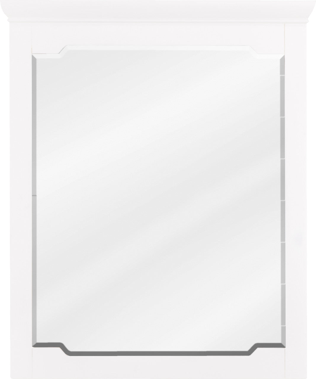 Jeffrey Alexander 28" Chatham Mirror - White Frame