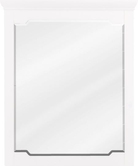 Jeffrey Alexander 28" Chatham Mirror - White Frame
