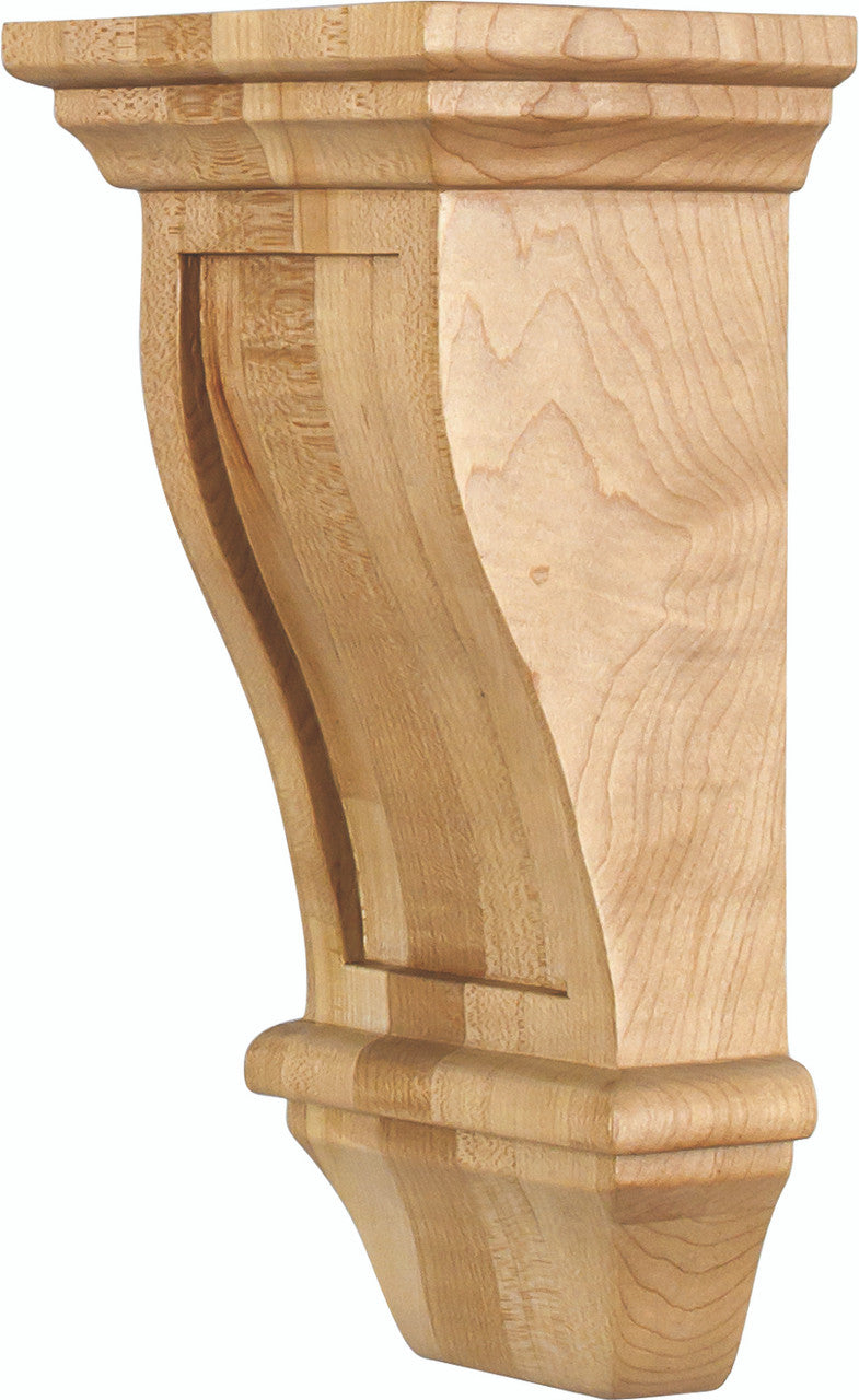 Hardware Resources COR19-1MP: 5" x 4" x 10" Renaissance Corbel - Maple