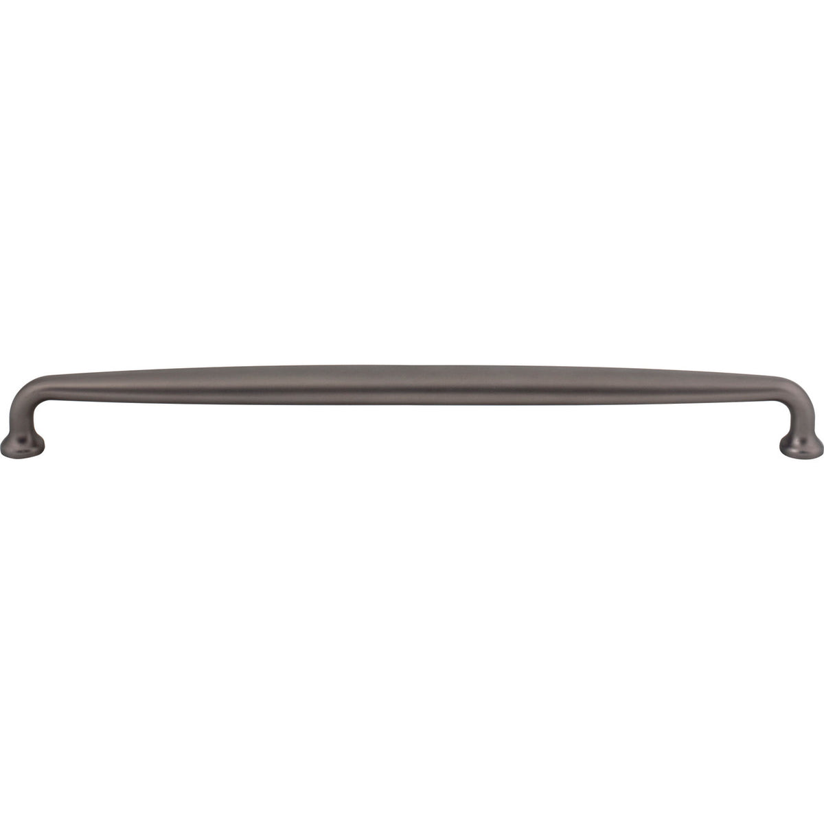 Top Knobs M2805: 12" cc Charlotte D-Handle Cabinet Pull - Ash Gray
