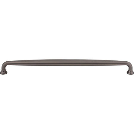 Top Knobs M2805: 12" cc Charlotte D-Handle Cabinet Pull - Ash Gray