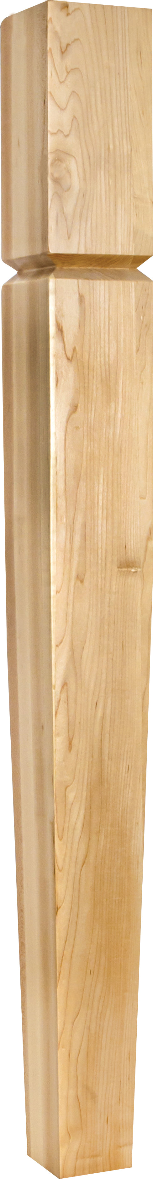 Hardware Resources P60-RW: Grooved Arts & Crafts Post - Rubberwood
