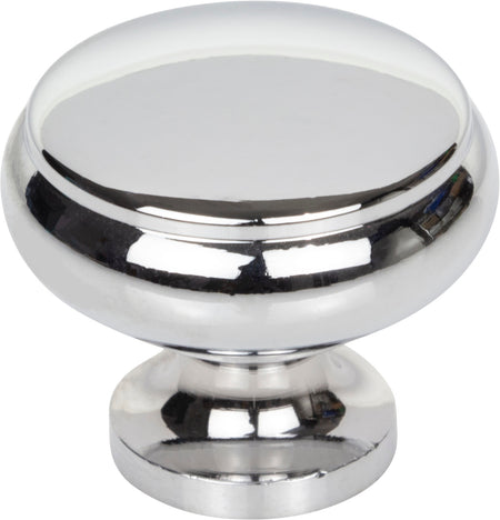 Top Knobs TK3090PC: 1-1/4" Regent's Park Cumberland Cabinet Knob - Polished Chrome