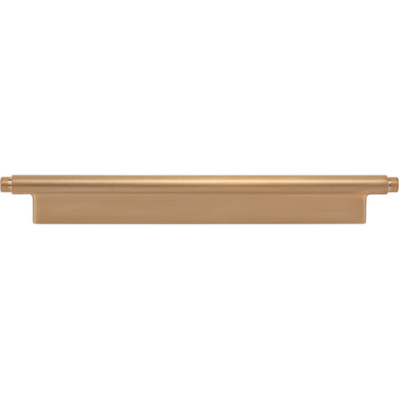Atlas A535-WB: 192mm cc Kayden Round Bar Cabinet Pull - Warm Brass