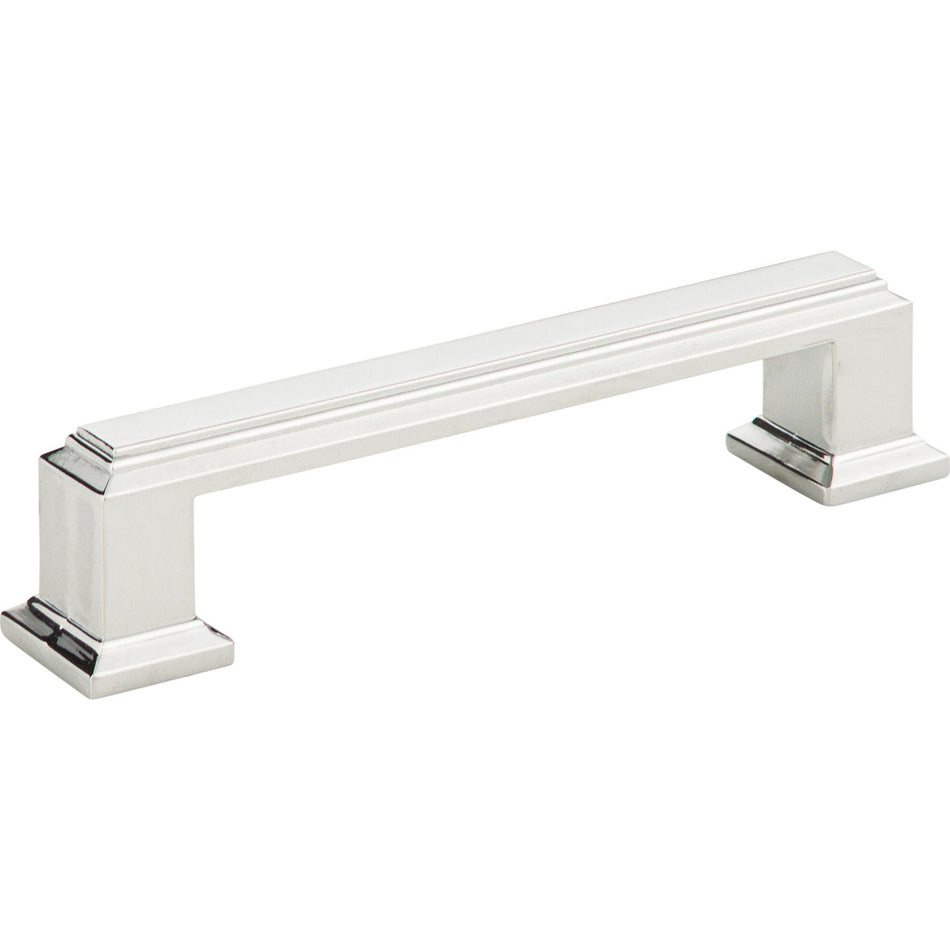 Atlas 435-CH: 3-3/4" cc Sutton Place Cabinet Pull - Polished Chrome