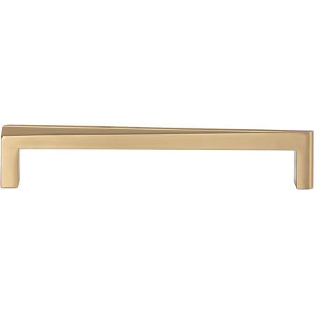 Atlas A673-WB: 6-5/16" cc Para Bar Cabinet Pull - Warm Brass