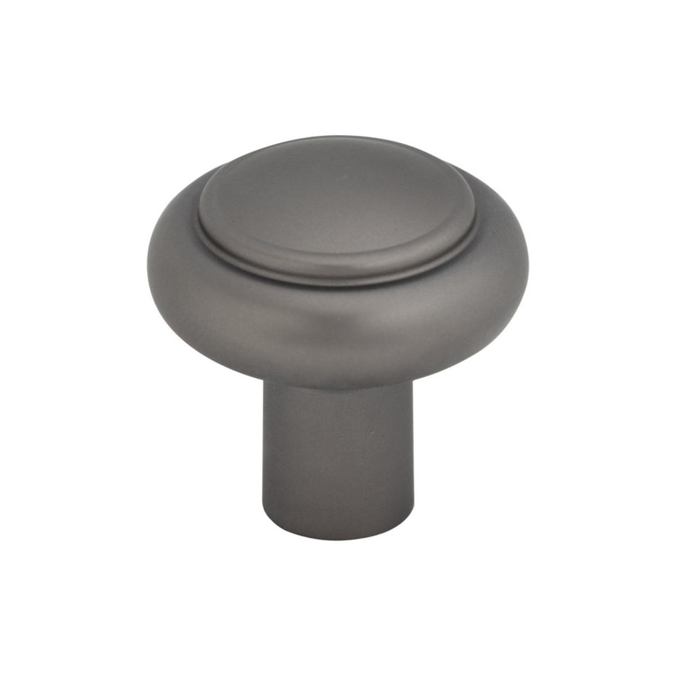 Top Knobs TK3110AG: 1-1/4" Regent's Park Clarence Cabinet Knob - Ash Gray