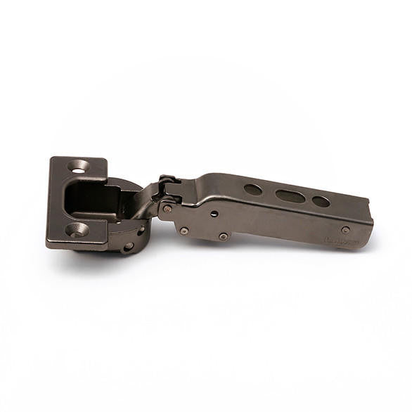 Sugatsune J95-24/25T-BN: 25mm Overlay Heavy-Duty Concealed Hinge (free swing) - Black Nickel