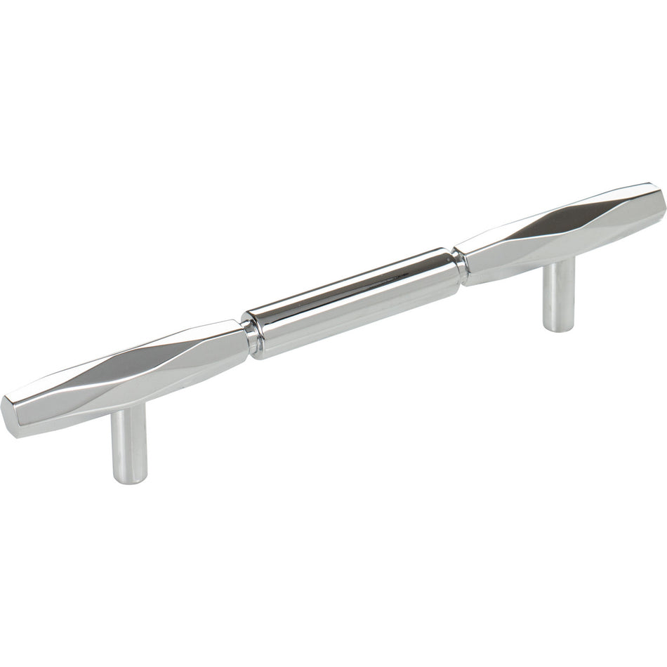 Top Knobs TK3082PC: 5-1/16" cc Regent's Park Kingsmill Cabinet Pull - Polished Chrome