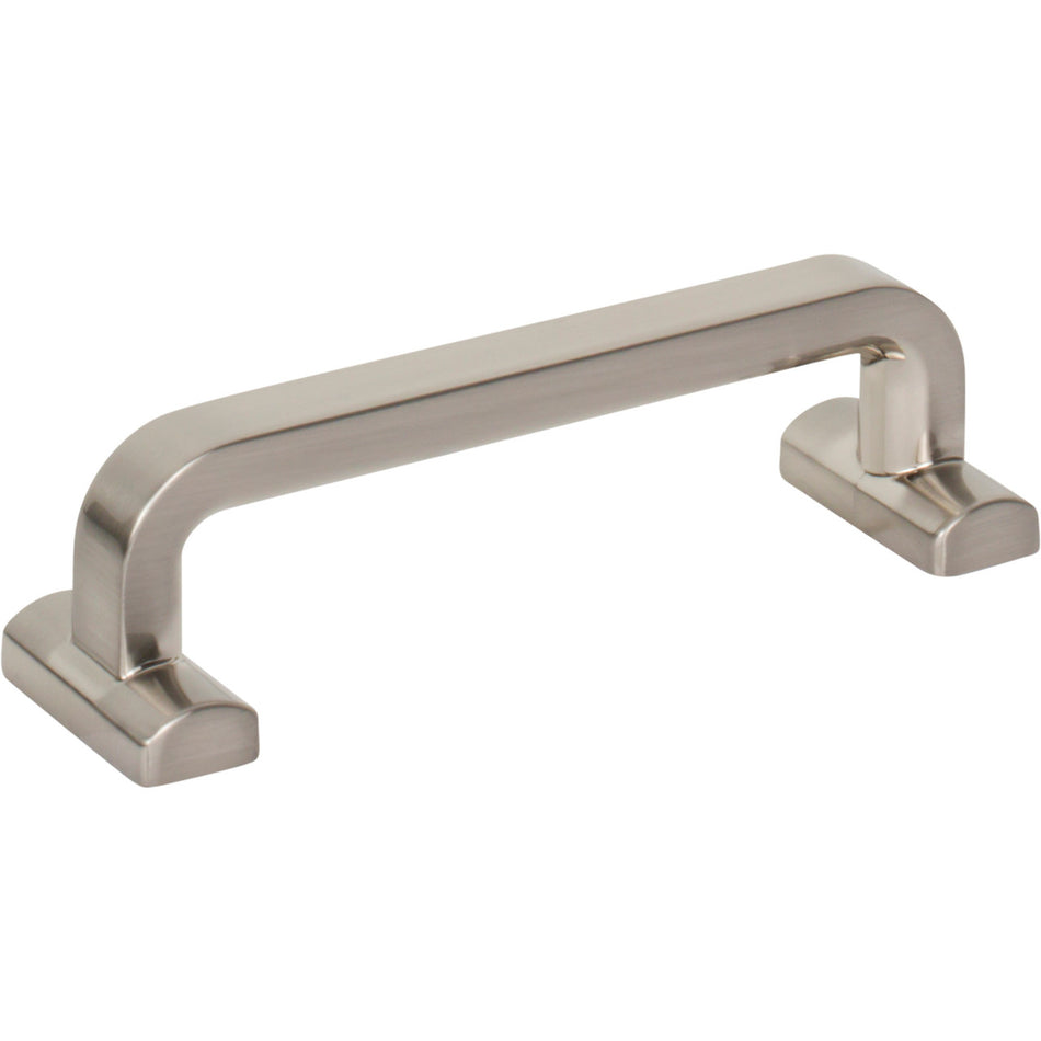 Top Knobs TK3162BSN: 3-3/4" cc Harrison D-Handle Cabinet Pull - Brushed Satin Nickel