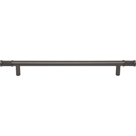 Top Knobs TK3236AG: 8-13/16" cc Burnham Bar Cabinet Pull - Ash Grey