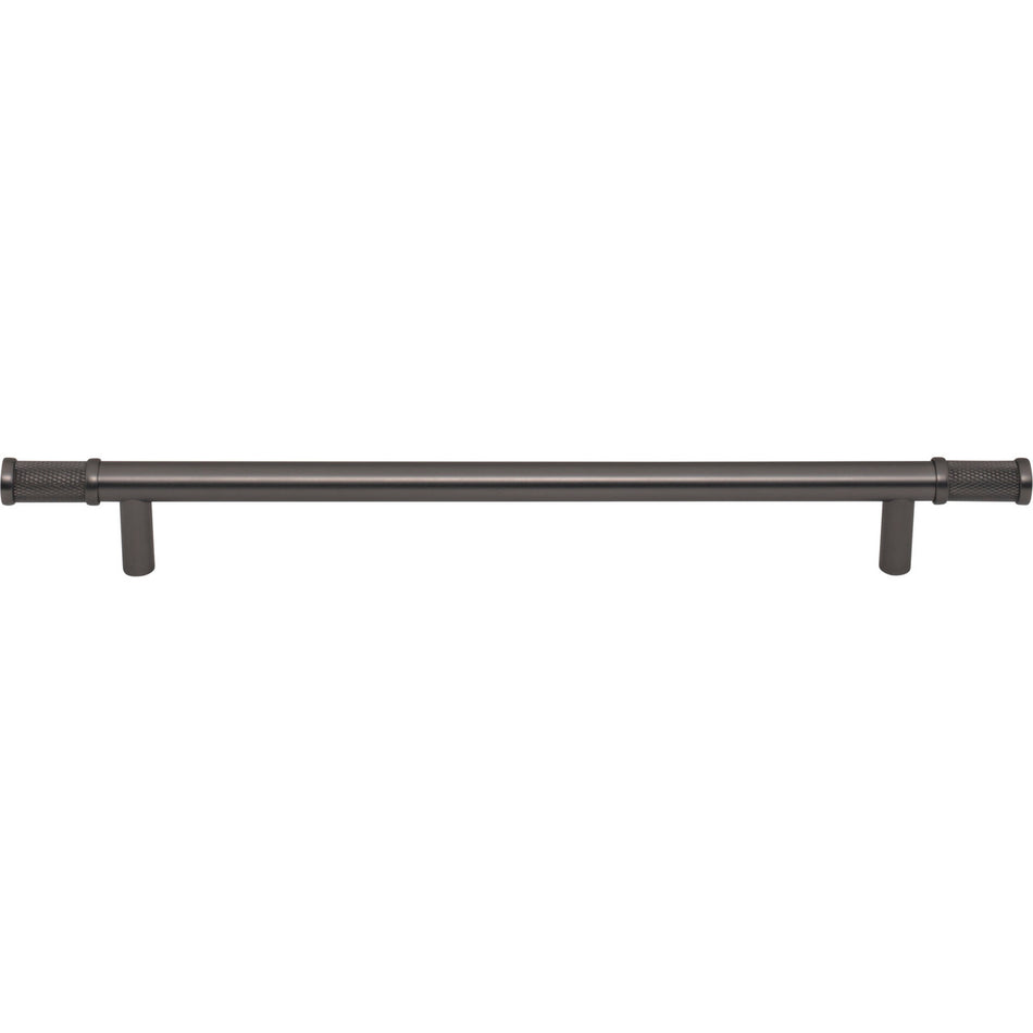 Top Knobs TK3236AG: 8-13/16" cc Burnham Bar Cabinet Pull - Ash Grey