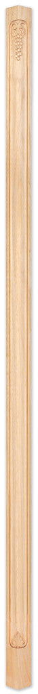 Hardware Resources CP-2-96CH: 2-3/4" x 2-3/4" x 96" Grape Corner Post - Cherry