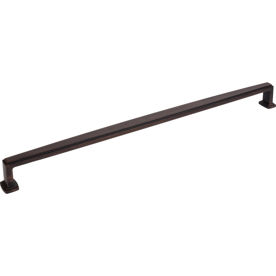 Jeffrey Alexander 171-18DBAC: 18" cc Richard Appliance Pull - Brushed Oil Rubbed Bronze