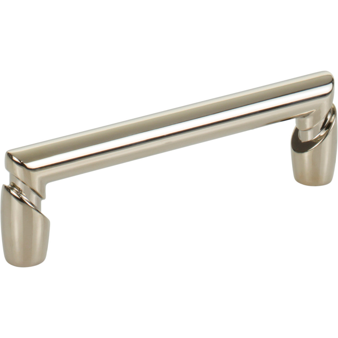 Top Knobs TK3132PN: 3-3/4" cc Florham Round Bar Cabinet Pull - Polished Nickel