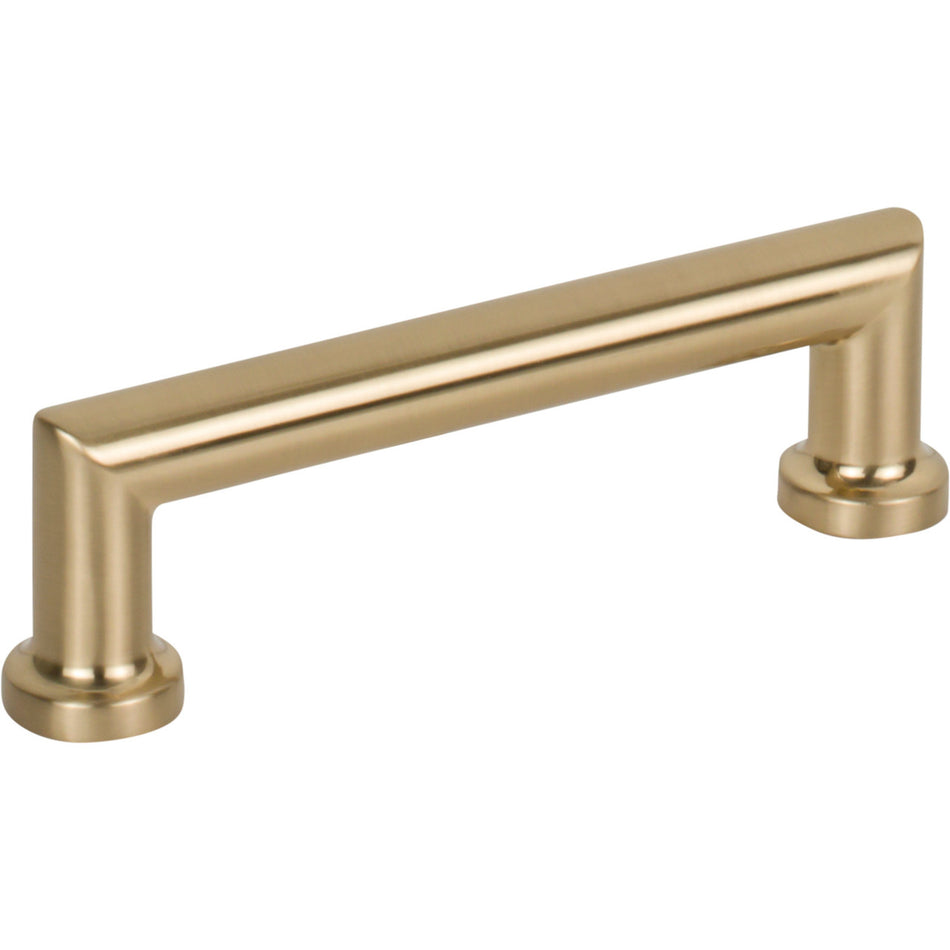 Top Knobs TK3151HB: 3-3/4" cc Morris D-Handle Cabinet Pull - Honey Bronze