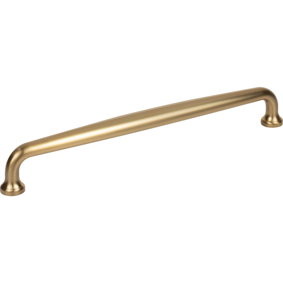 Top Knobs M2796: 8" cc Charlotte D-Handle Cabinet Pull - Honey Bronze