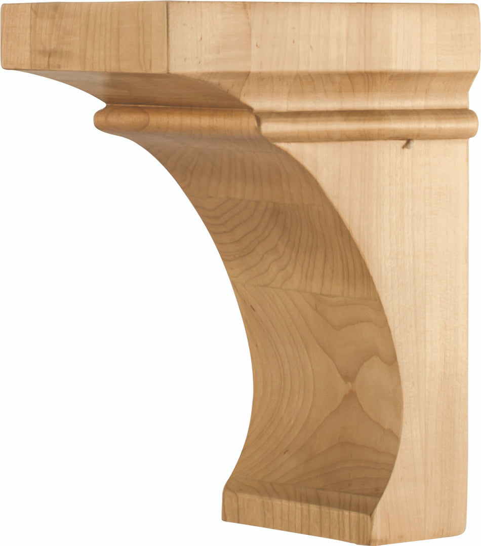 Hardware Resources COR44-1-HMP: Cove Corbel - Hard Maple