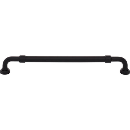 Top Knobs TK3184BLK: 8-13/16" cc Holden Cabinet Pull - Flat Black