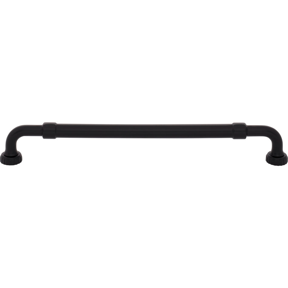 Top Knobs TK3184BLK: 8-13/16" cc Holden Cabinet Pull - Flat Black