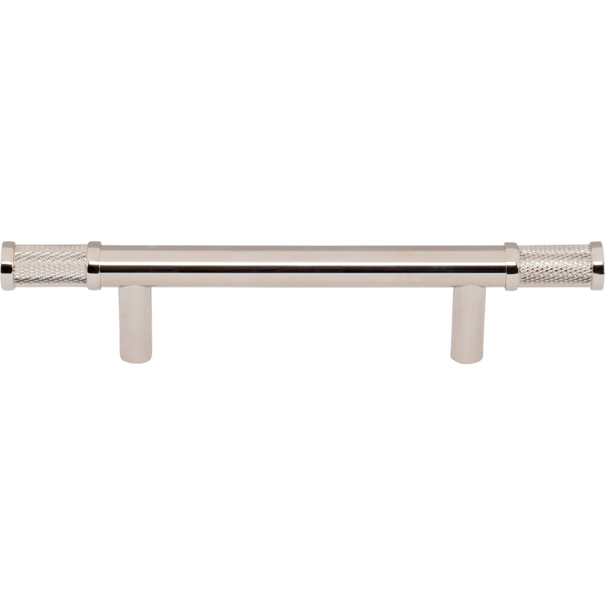 Top Knobs TK3232PN: 3-3/4" cc Burnham Bar Cabinet Pull - Polished Nickel