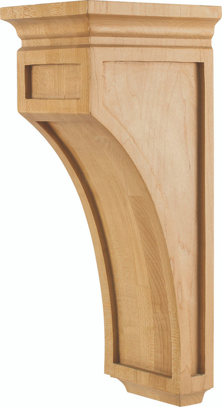 Hardware Resources CORO-2RW: 5" x 6" x 14" Mission Corbel - Rubberwood