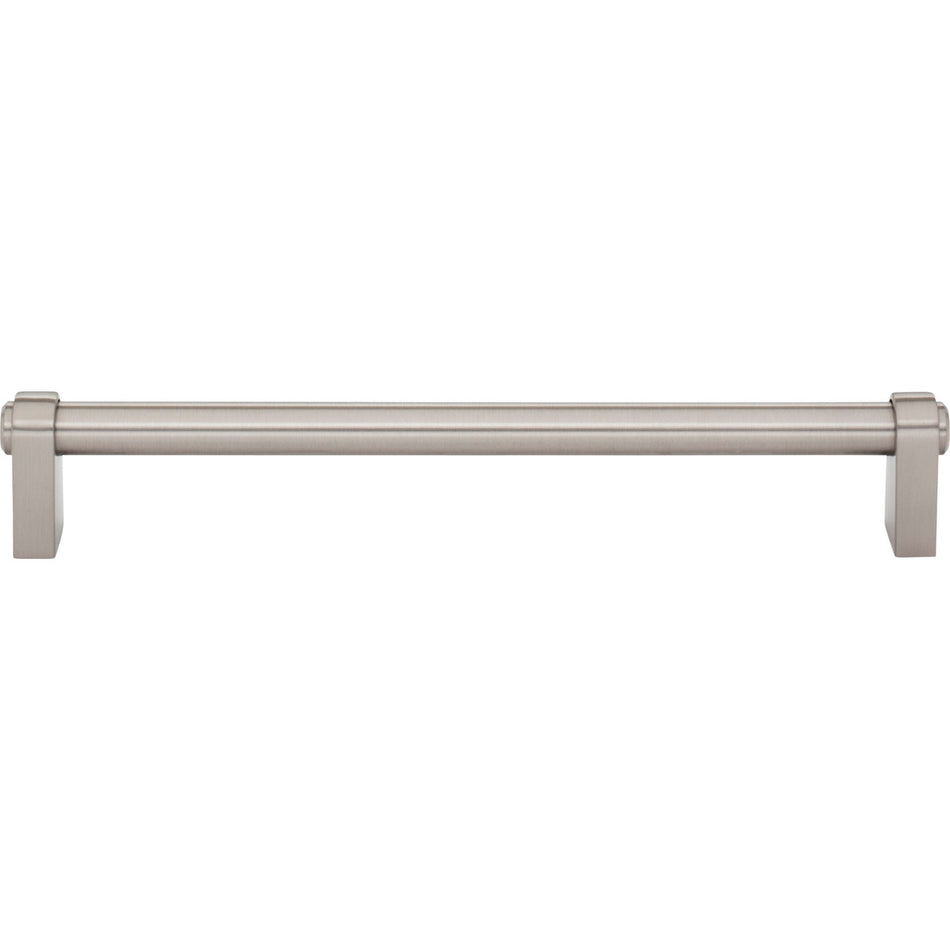 Top Knobs TK3213BSN: 7-9/16" cc Lawrence Cabinet Pull - Brushed Satin Nickel