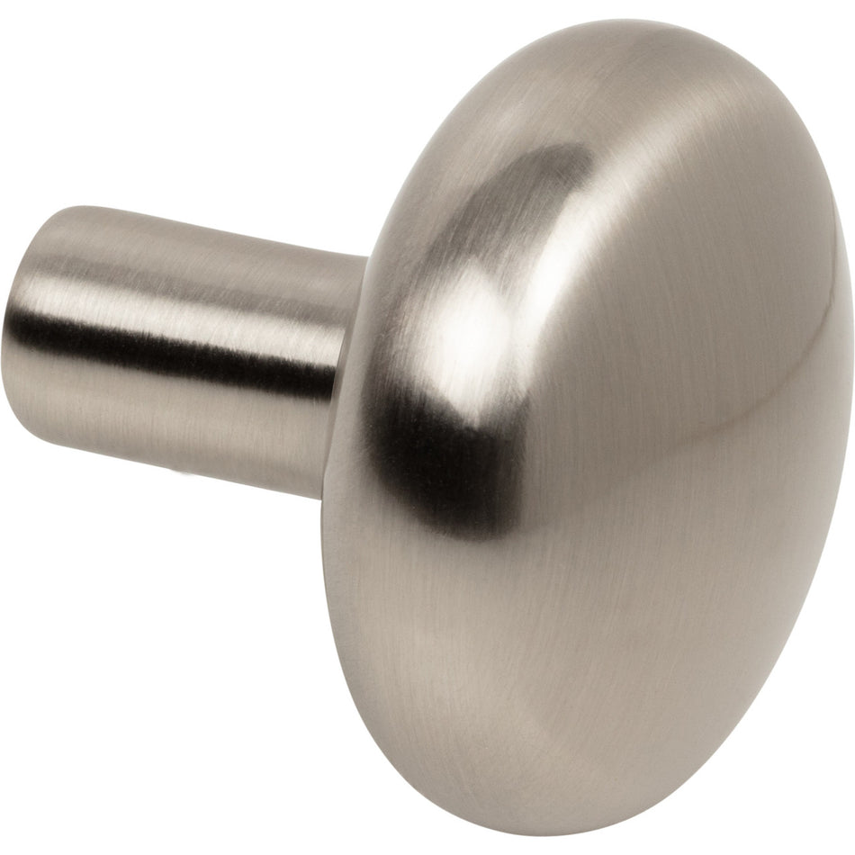 Jeffrey Alexander 329SN: 1-1/4" Loxley Mushroom Cabinet Knob - Satin Nickel