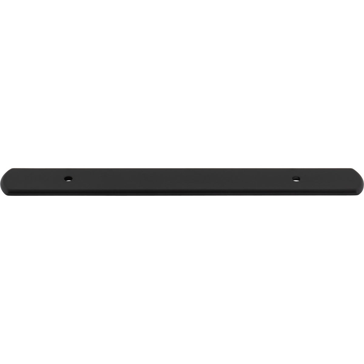 Top Knobs TK3272BLK: 8-1/16" Wescott  Backplate - Flat Black