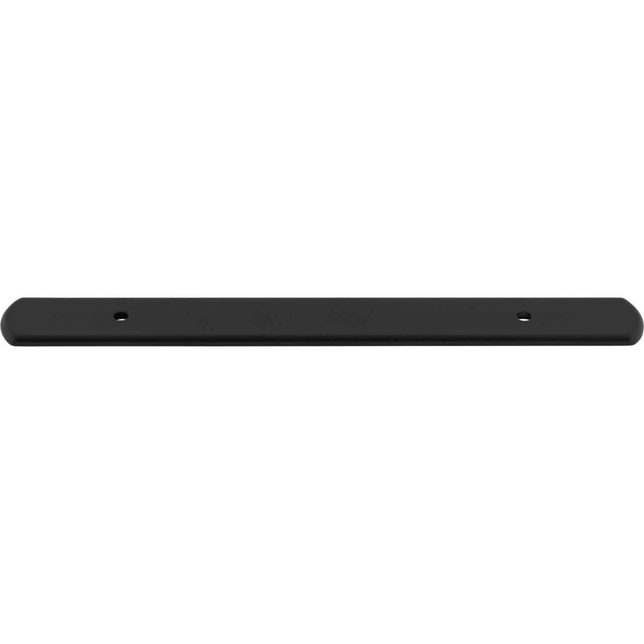 Top Knobs TK3272BLK: 8-1/16" Wescott  Backplate - Flat Black
