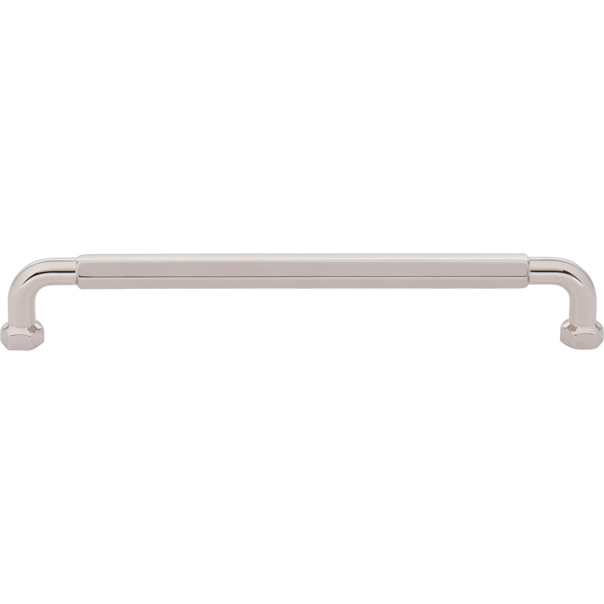 Top Knobs TK3204PN: 7-9/16" cc Dustin Cabinet Pull - Polished Nickel