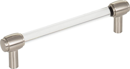 Jeffrey Alexander 775-128SN : 128mm cc Carmen Bar Cabinet Pull - Satin Nickel