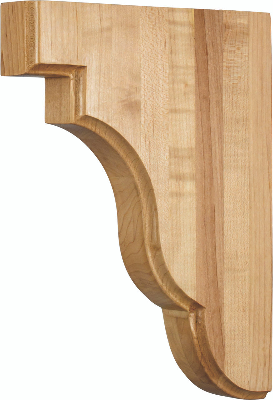 Hardware Resources CORSQ-3CH: Square Edge Corbel - Cherry