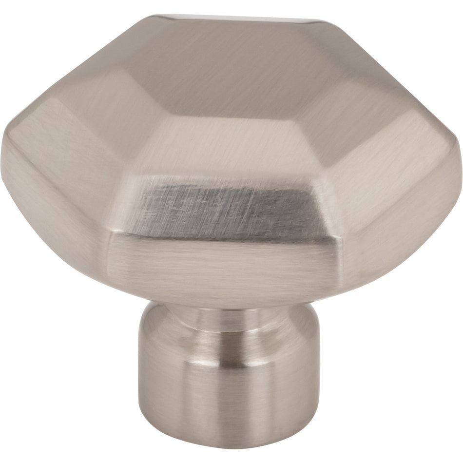Top Knobs TK3200BSN: 1-1/4" Dustin Cabinet Knob - Brushed Satin Nickel