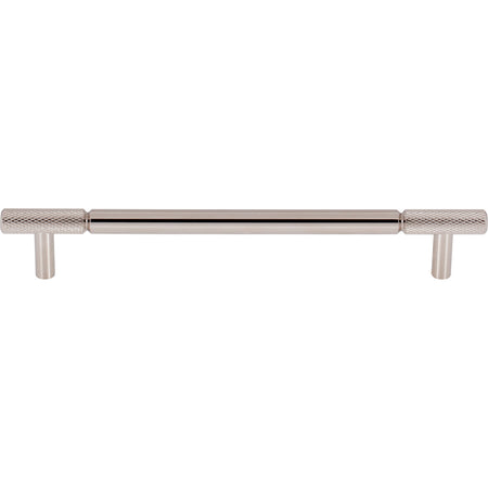Top Knobs TK3243PN: 7-9/16" cc Prestwick Bar Cabinet Pull - Polished Nickel