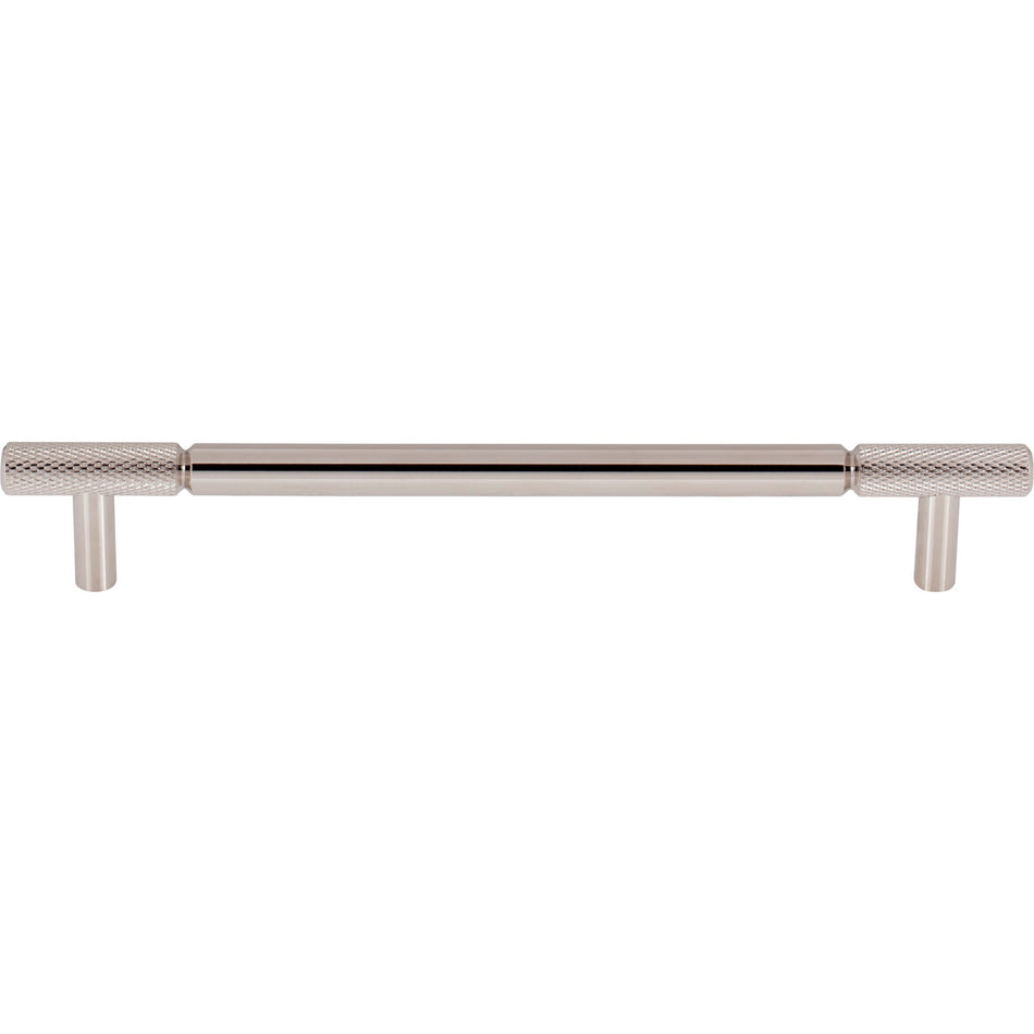 Top Knobs TK3243PN: 7-9/16" cc Prestwick Bar Cabinet Pull - Polished Nickel