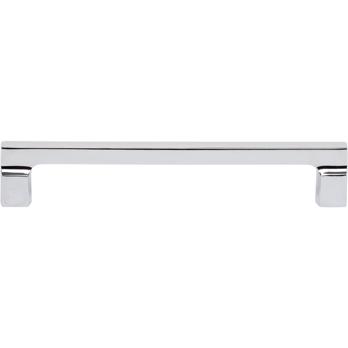 Atlas A524-CH: 160mm cc Reeves Square Bar Cabinet Pull - Polished Chrome